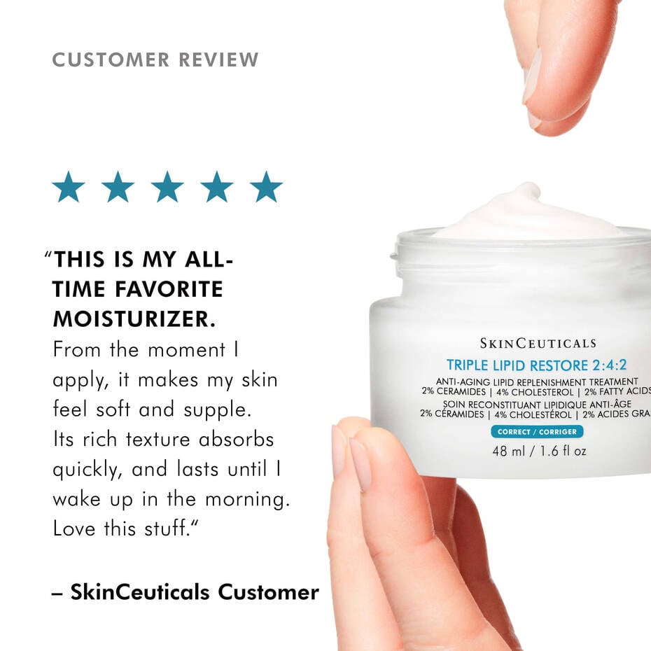 Official SkinCeuticals Triple Lipid Restore 2:4:2 anti-aging moisturizer from an authorized retailer. Medical-grade skincare for visibly youthful skin.