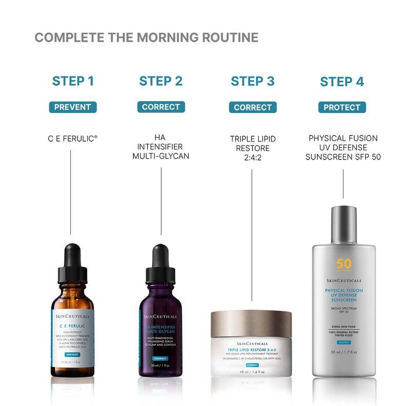 SkinCeuticals HA Intensifier Multi-Glycan – Advanced Hydration & Plumping Serum in sleek purple bottle, medical-grade skincare for deep hydration, fine lines, and firmness. Available in Canada & US with free shipping over $75